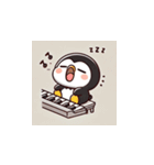 がんばり屋ペンギンのピアノチャレンジ！2（個別スタンプ：21）