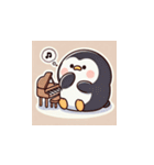 がんばり屋ペンギンのピアノチャレンジ！3（個別スタンプ：12）