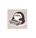 がんばり屋ペンギンのピアノチャレンジ！3（個別スタンプ：13）