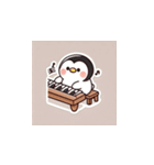 がんばり屋ペンギンのピアノチャレンジ！3（個別スタンプ：24）