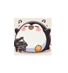 がんばり屋ペンギンのピアノチャレンジ！8（個別スタンプ：1）