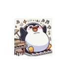 がんばり屋ペンギンのピアノチャレンジ！8（個別スタンプ：6）