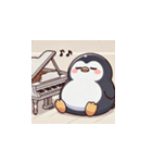 がんばり屋ペンギンのピアノチャレンジ！8（個別スタンプ：8）