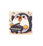 がんばり屋ペンギンのピアノチャレンジ！8（個別スタンプ：9）