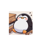 がんばり屋ペンギンのピアノチャレンジ！8（個別スタンプ：11）