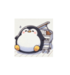 がんばり屋ペンギンのピアノチャレンジ！8（個別スタンプ：12）