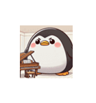 がんばり屋ペンギンのピアノチャレンジ！8（個別スタンプ：13）