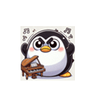 がんばり屋ペンギンのピアノチャレンジ！8（個別スタンプ：19）