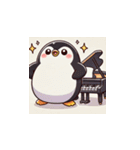 がんばり屋ペンギンのピアノチャレンジ！8（個別スタンプ：20）