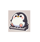 がんばり屋ペンギンのピアノチャレンジ！8（個別スタンプ：21）