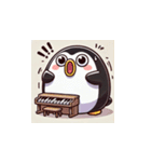 がんばり屋ペンギンのピアノチャレンジ！6（個別スタンプ：10）