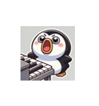 がんばり屋ペンギンのピアノチャレンジ！6（個別スタンプ：13）