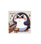 がんばり屋ペンギンのピアノチャレンジ！6（個別スタンプ：16）