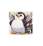 がんばり屋ペンギンのピアノチャレンジ！6（個別スタンプ：19）