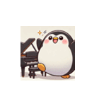 がんばり屋ペンギンのピアノチャレンジ！6（個別スタンプ：20）