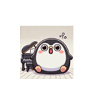 がんばり屋ペンギンのピアノチャレンジ！7（個別スタンプ：3）
