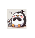 がんばり屋ペンギンのピアノチャレンジ！7（個別スタンプ：5）