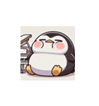 がんばり屋ペンギンのピアノチャレンジ！7（個別スタンプ：10）