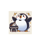 がんばり屋ペンギンのピアノチャレンジ！7（個別スタンプ：11）