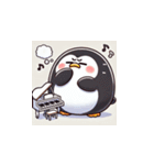 がんばり屋ペンギンのピアノチャレンジ！7（個別スタンプ：15）