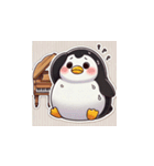 がんばり屋ペンギンのピアノチャレンジ！7（個別スタンプ：18）
