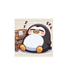 がんばり屋ペンギンのピアノチャレンジ！7（個別スタンプ：23）