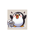 がんばり屋ペンギンのピアノチャレンジ！7（個別スタンプ：24）