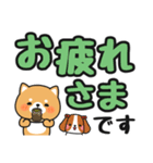 見やすい♪でか文字返信 #柴犬クッキー5（個別スタンプ：2）