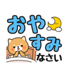 見やすい♪でか文字返信 #柴犬クッキー5（個別スタンプ：12）