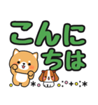 見やすい♪でか文字返信 #柴犬クッキー5（個別スタンプ：13）