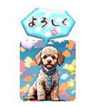 【BIG】宇宙犬♡トイプードル 毎日使える（個別スタンプ：11）