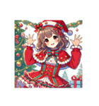 かわいい彼女♡クリスマス3（個別スタンプ：1）