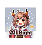 かわいいデーモン少女のLINEスタンプ（個別スタンプ：8）