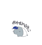 ころんとしたバクたち（個別スタンプ：4）