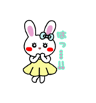 うさぎ♡らぴぴ♡(cute rabbit)③文字なし（個別スタンプ：15）