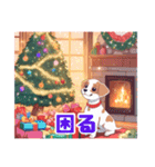 可愛い子犬とクリスマススタンプ（個別スタンプ：29）