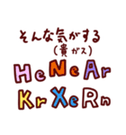 元素記号ダジャレスタンプ81～118番 第三弾（個別スタンプ：40）