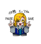 Anoitecerのゆかいななかまたち（個別スタンプ：16）