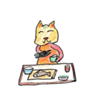 ねこちゃんの山とスキー（個別スタンプ：25）