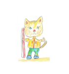 ねこちゃんの山とスキー（個別スタンプ：28）