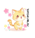 もちまる！ごきげんにゃんこ（個別スタンプ：5）