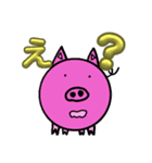 Pig＆cat Stamp（個別スタンプ：2）