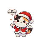 猫はクリスマスが大好き！新年おめでとう！（個別スタンプ：16）