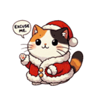 猫はクリスマスが大好き！新年おめでとう！（個別スタンプ：21）