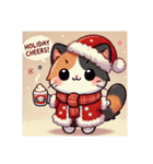 猫はクリスマスが大好き！新年おめでとう！（個別スタンプ：37）