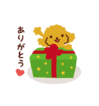 トイプードル_ クリスマス＆新年編（個別スタンプ：23）