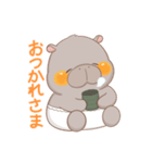 毎日使えるカバくん【日常】（個別スタンプ：6）