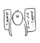 ゆるうさの心の声的なやつ(筆)（個別スタンプ：15）