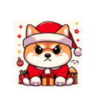 柴犬 サンタクロース クリスマス シバイヌ（個別スタンプ：23）