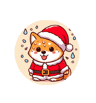 柴犬 サンタクロース クリスマス シバイヌ（個別スタンプ：29）